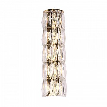 Бра, Polished champagne gold Clear crystal